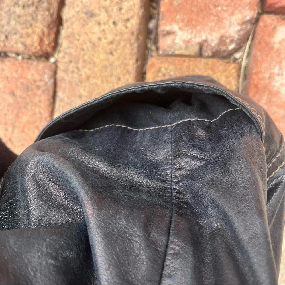 Fossil Black Canvas Tote & Wallet with Silver Accents - Picture 10 of 10